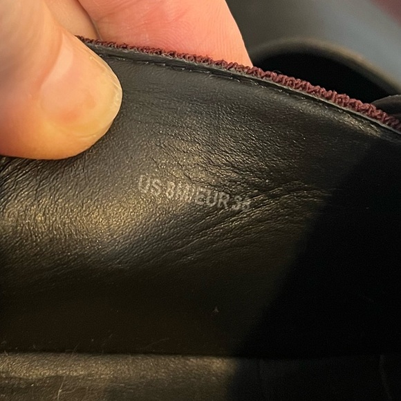 Vince Ward Knit Platform Slip-On Sneaker in Bordeaux Size 8 - Picture 9 of 9